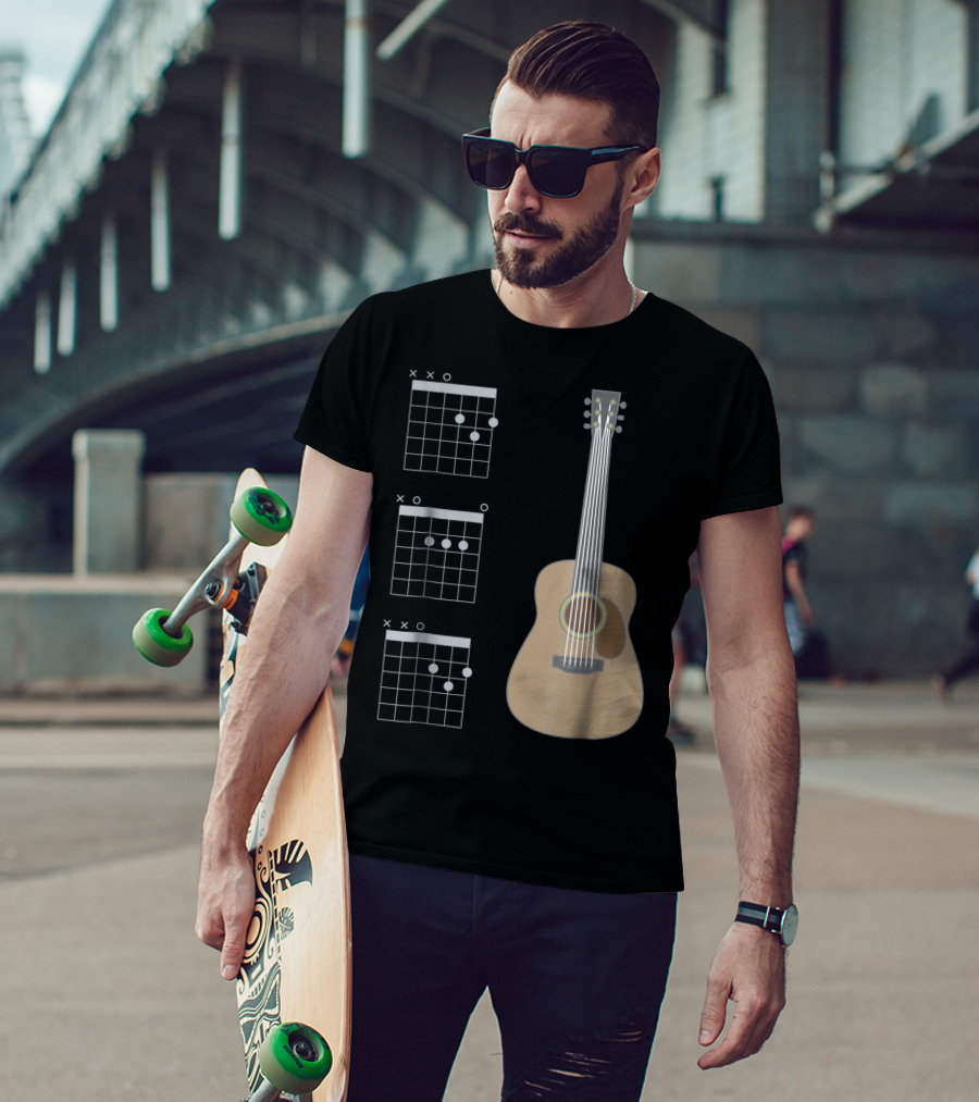 Dad Great Acoustic Guitar Chords T-Shirt
