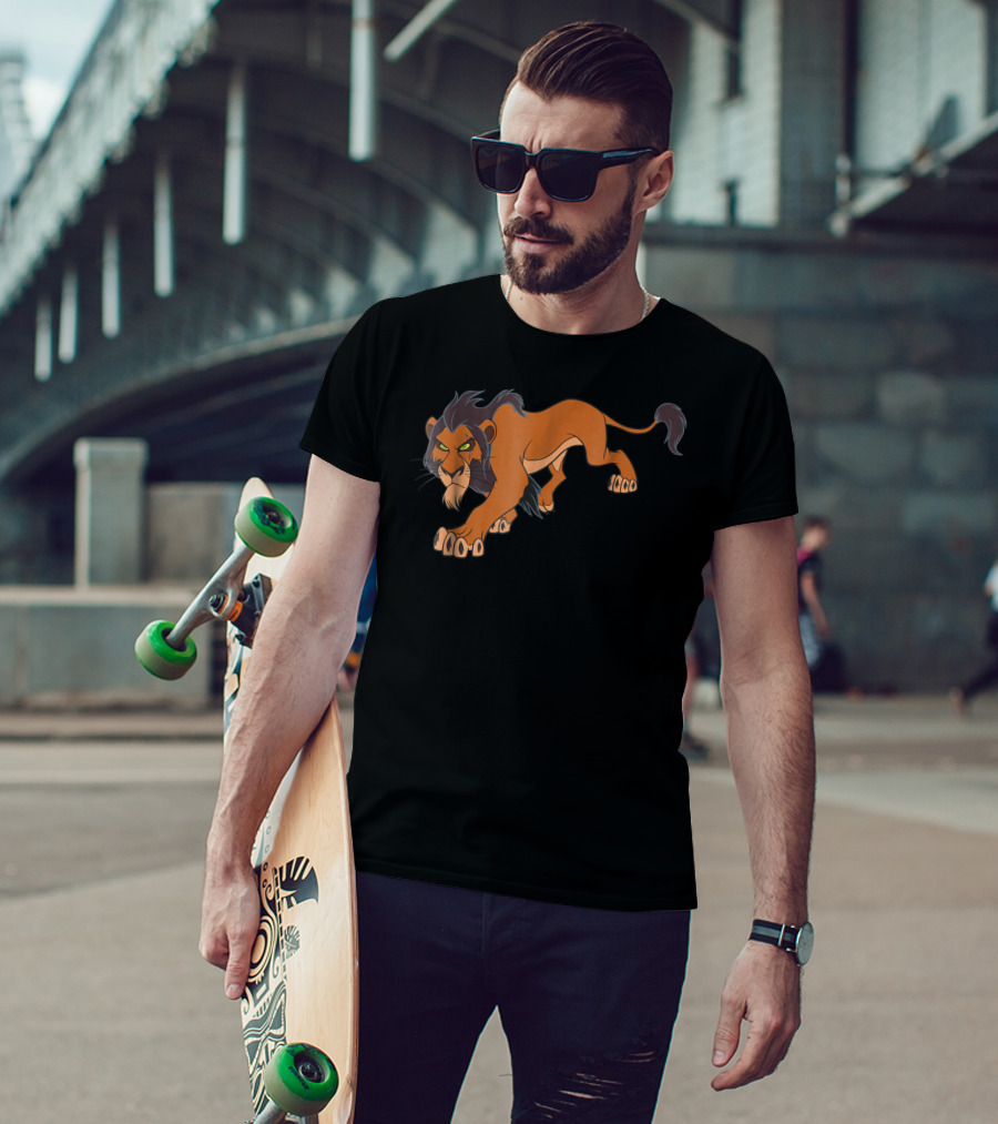 Disney The Lion King Scar Prowling Iconic Villain T-Shirt