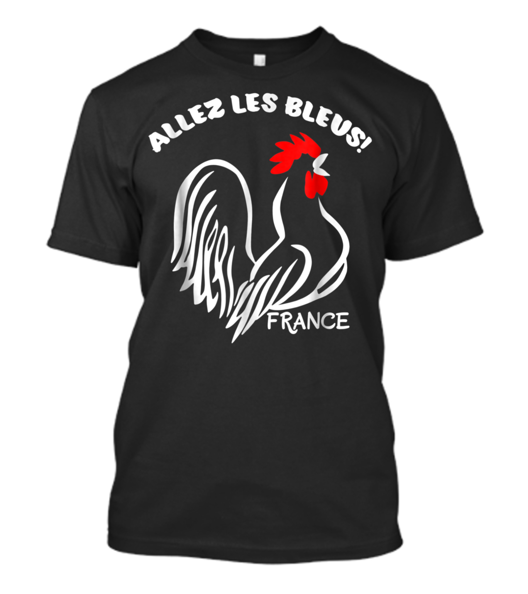 Allez Les Bleus France Soccer Football World Jersey T-Shirt