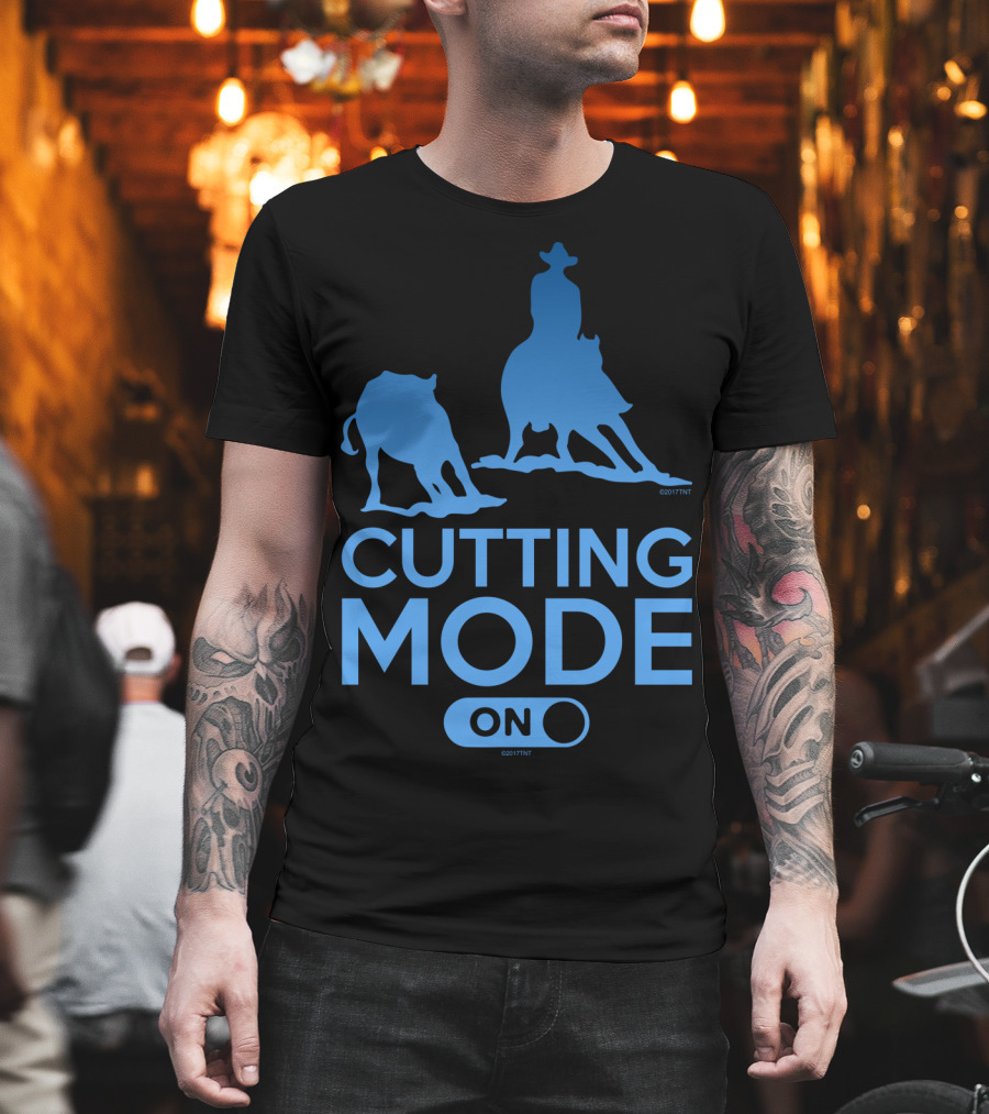 Cutting Mode On Cutting Horse Rider T-Shirt