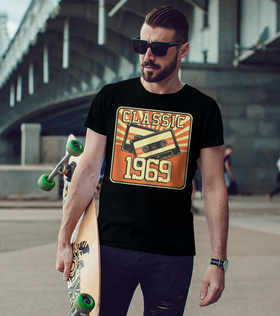 Classic 1969 Cassette 51st Birthday T-Shirt