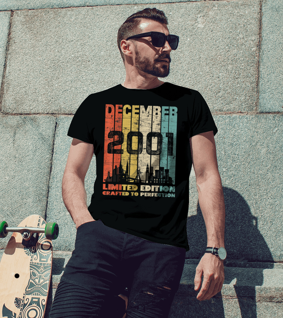 December 2001 Crafted To Perfection Vintage Skyline T-Shirt
