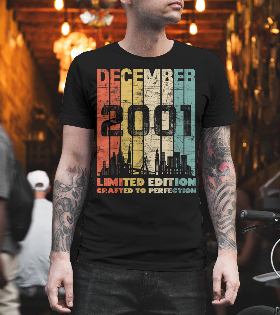 December 2001 Crafted to Perfection Vintage Skyline T-Shirt