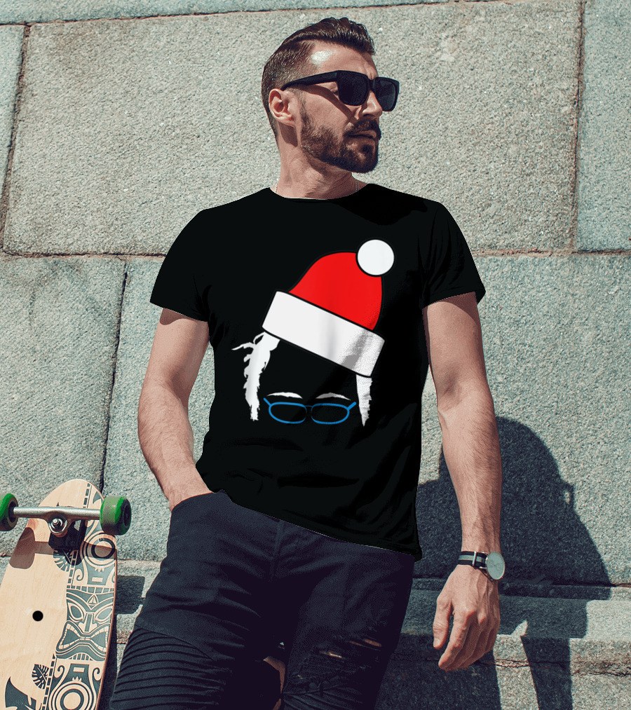 Bernie Sanders Santa Hat Christmas Holiday T-Shirt