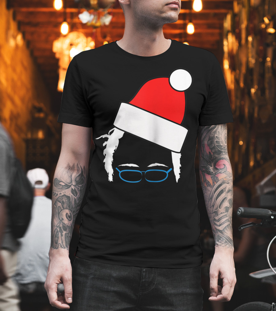 Bernie Sanders Santa Hat Christmas Holiday T-Shirt