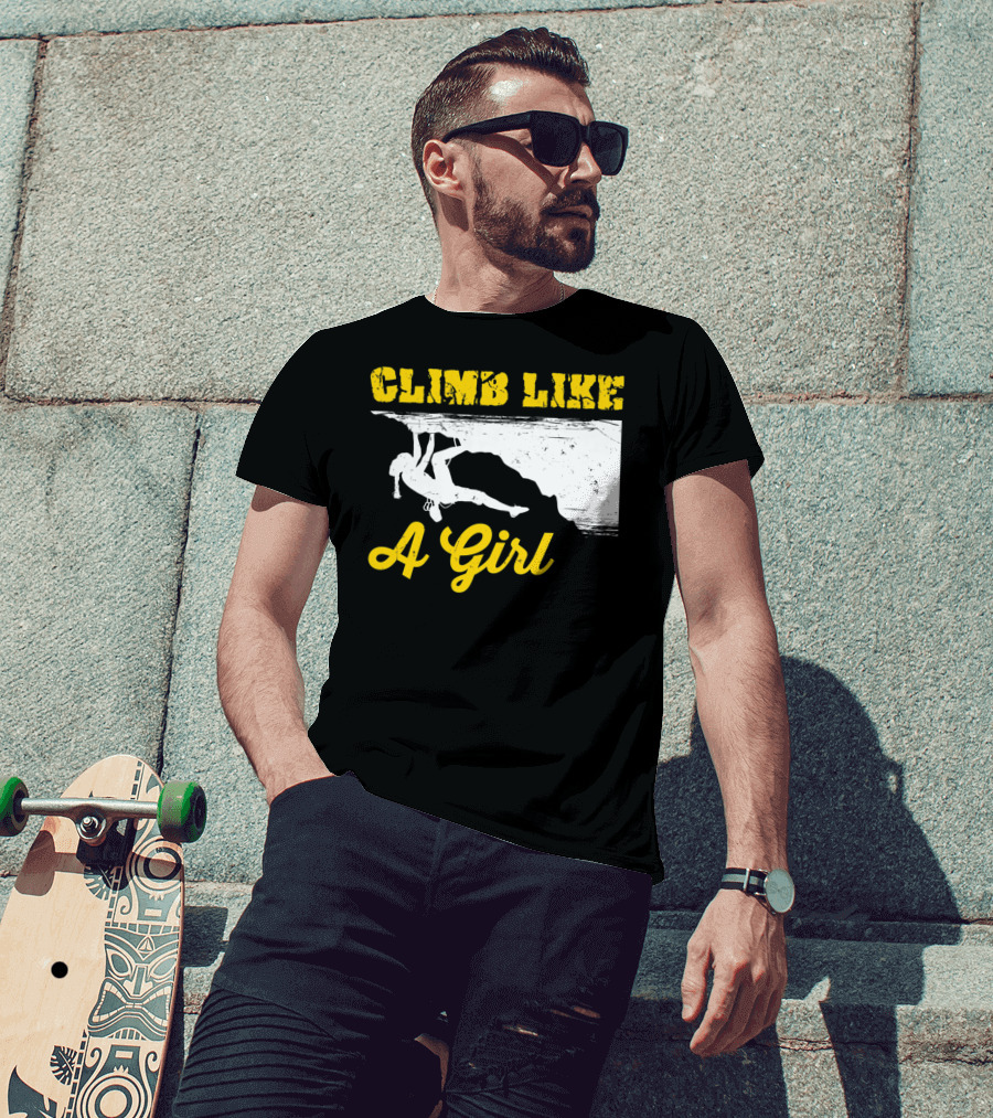 Climb Like A Girl T-Shirt
