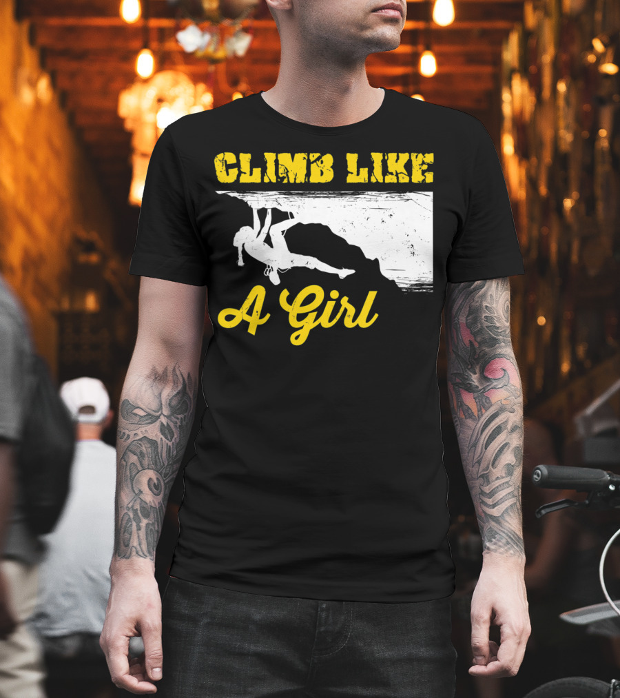 Climb Like A Girl T-Shirt