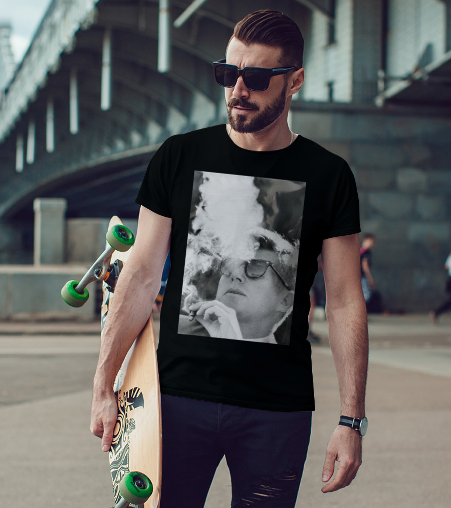 JFK Smoking With Shades John Kennedy Iconic Cigar Image T-Shirt
