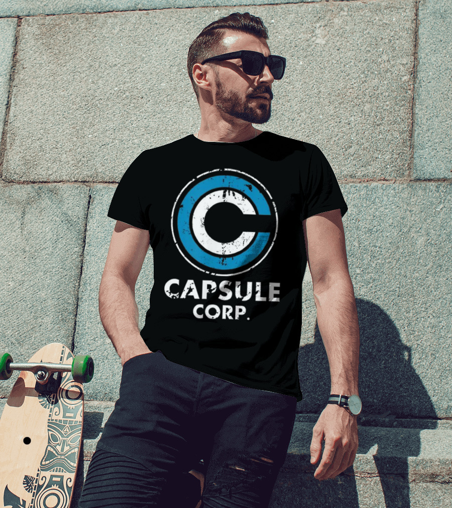Capsule Corp Bulma Cool Dynocaps Anime T-Shirt
