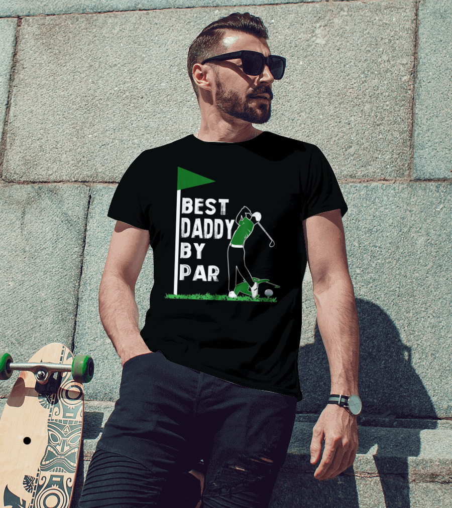 Best Daddy By Par Funny Golf Lover Father's Day T-Shirt
