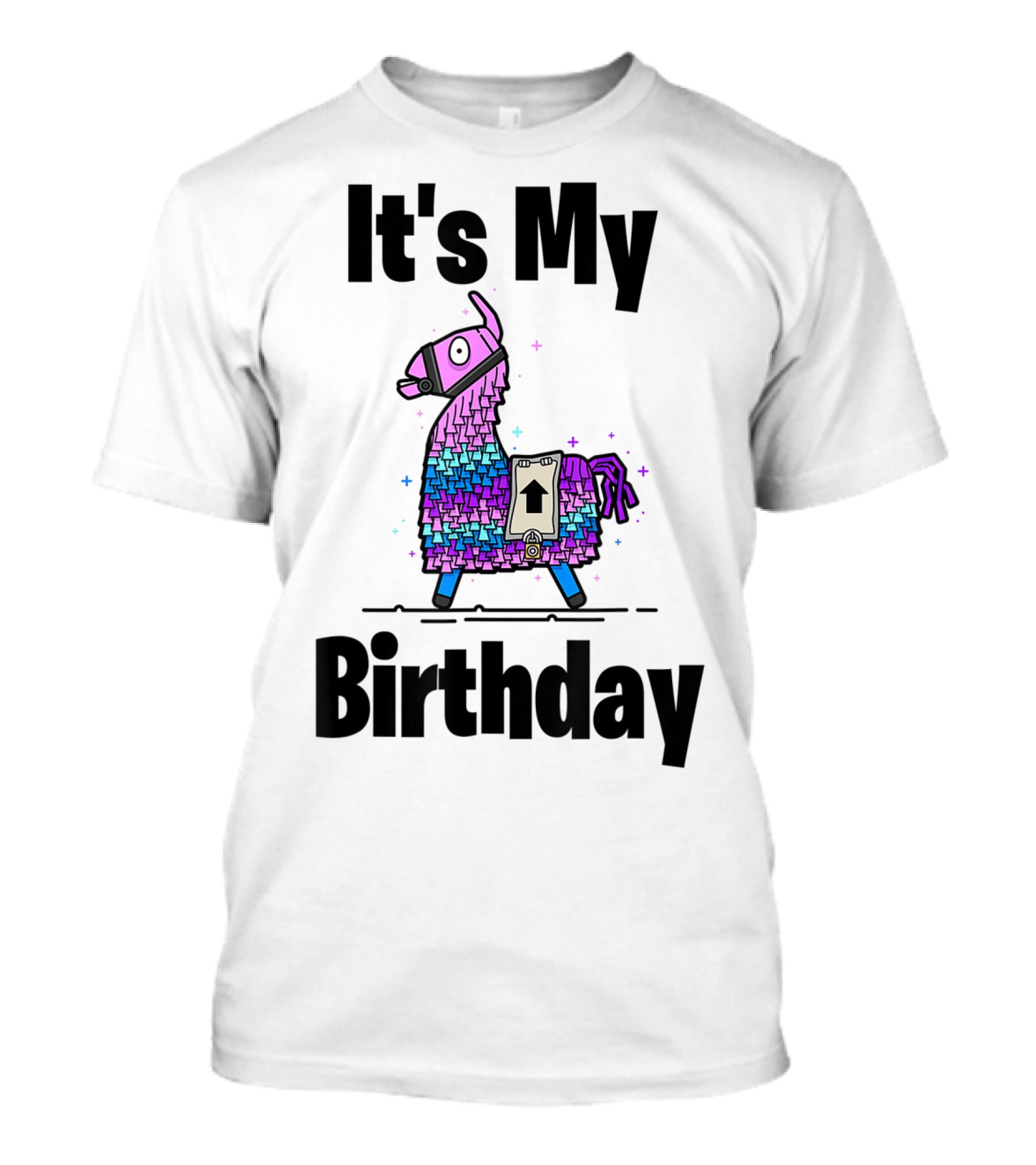 It's My Birthday Llama Purple Gamer Bday Gaming T-Shirt