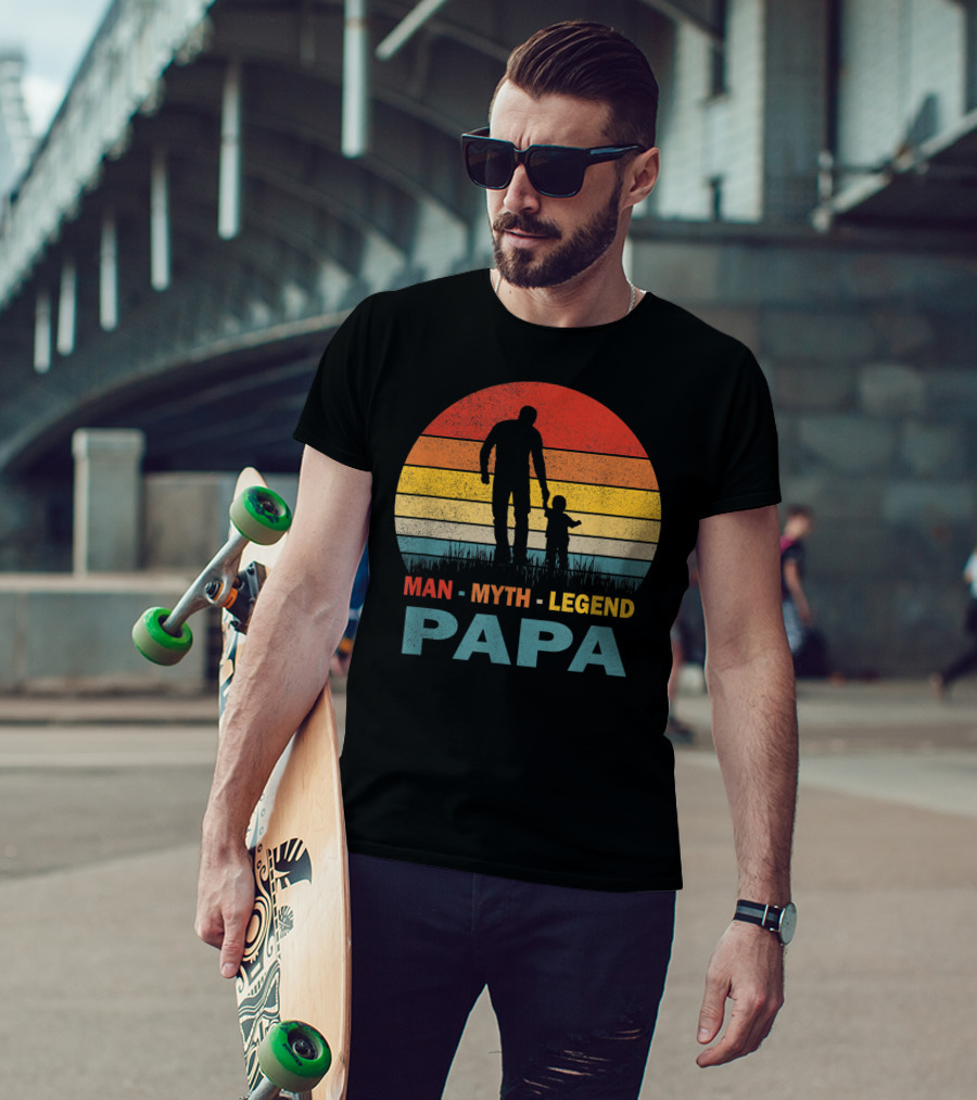 PAPA Man Myth Legend Mens Papa T-Shirt
