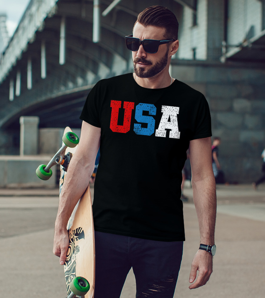 USA Fourth Of July America Unite Independence Day T-Shirt