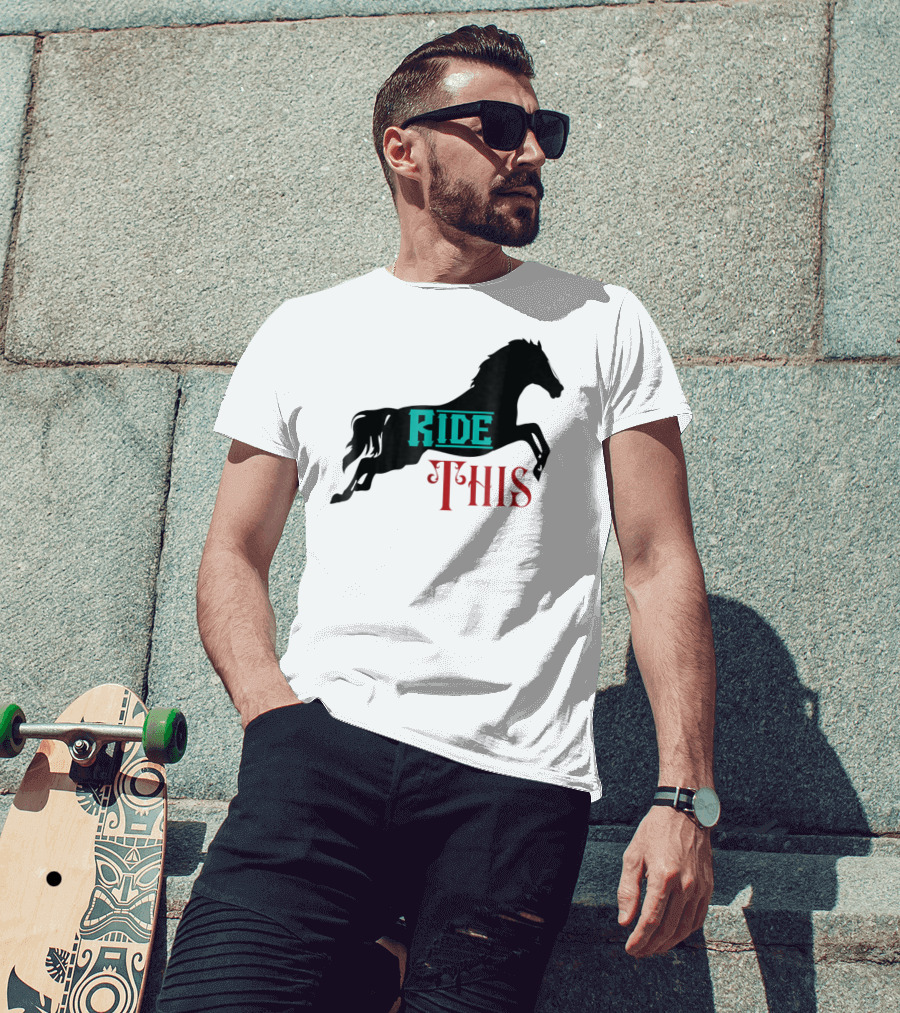 Ride This Funny Horse Lover Horse Rider T-Shirt