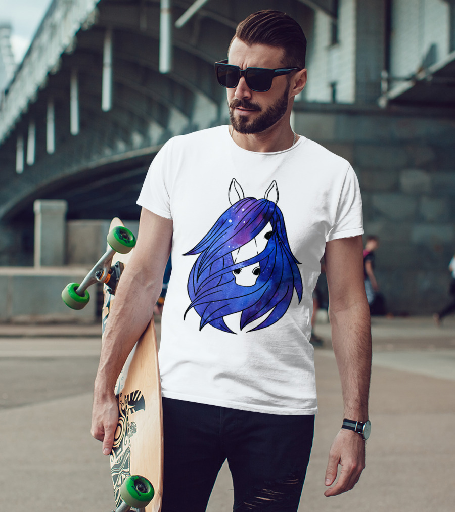 Galaxy Horse Mystical Equestrian For Girls With Starry Mane T-Shirt