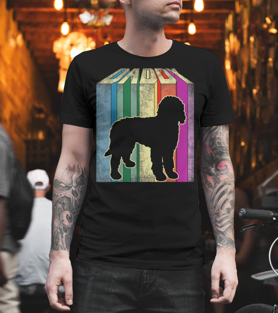 Daddy Multicolor Silhouette Doodle T-Shirt
