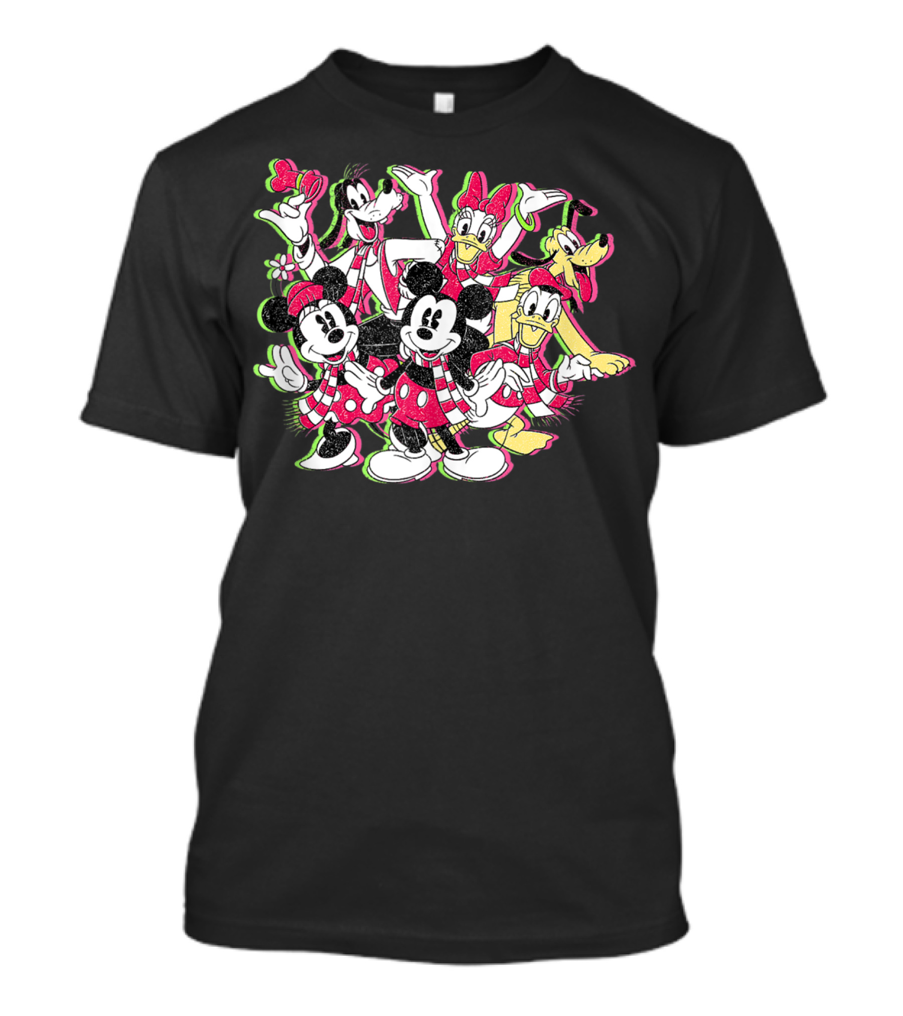Disney Classic Characters Featuring Mickey Minnie Donald Goofy And Daisy T-Shirt