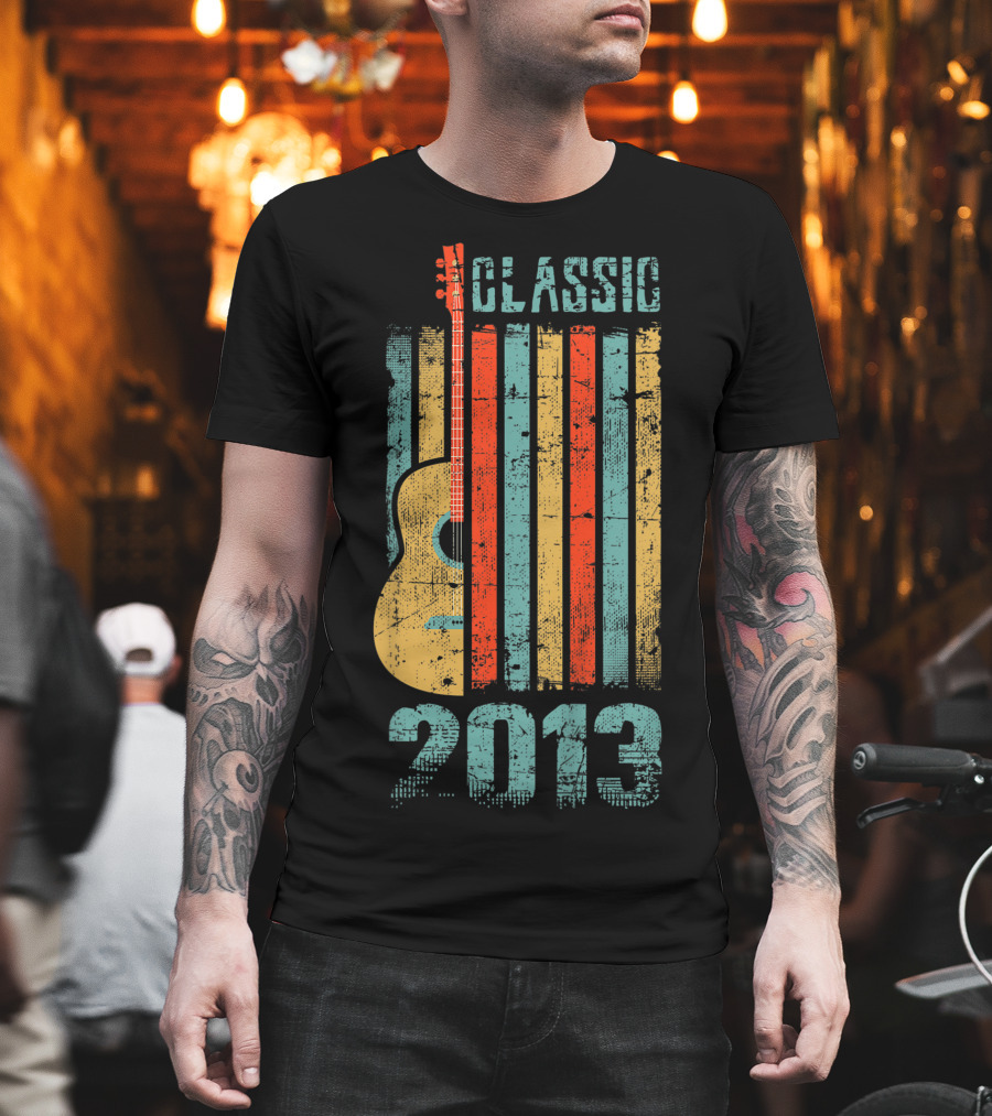 Classic 2013 Guitar Kids 6 Years Old Birthday Vintage T-Shirt