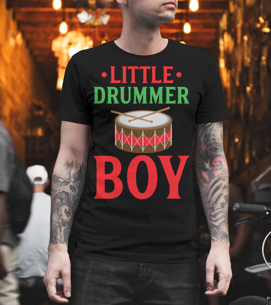 Little Drummer Boy Classic Christmas Drum T-Shirt