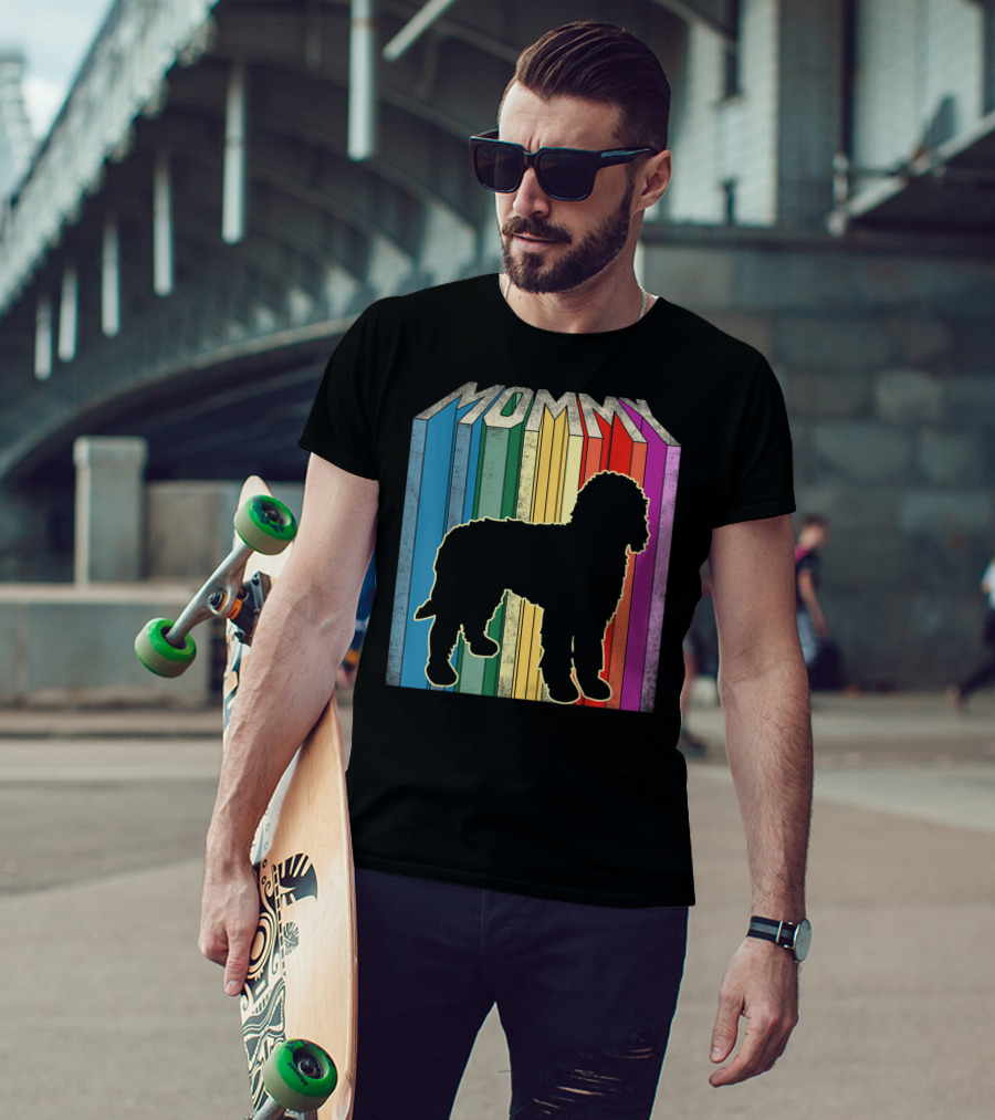 Rainbow Mommy Doodle Dog T-Shirt