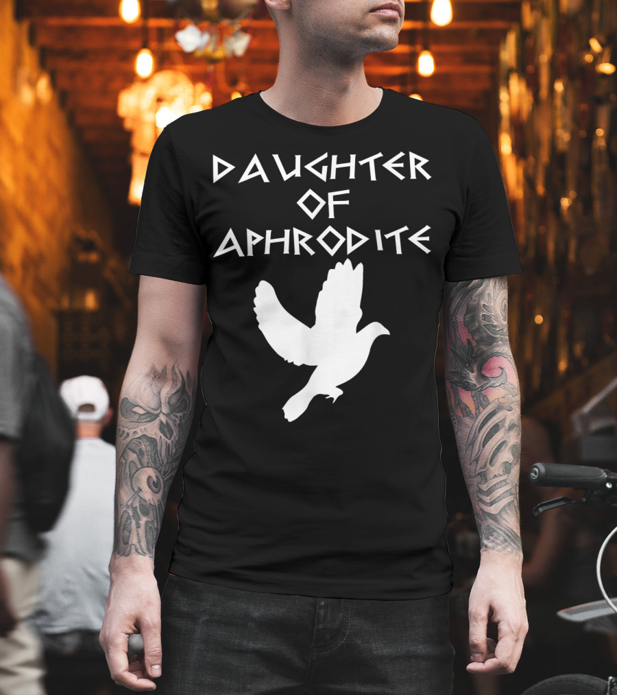 Daughter Of Aphrodite Graphic with Dove T-Shirt