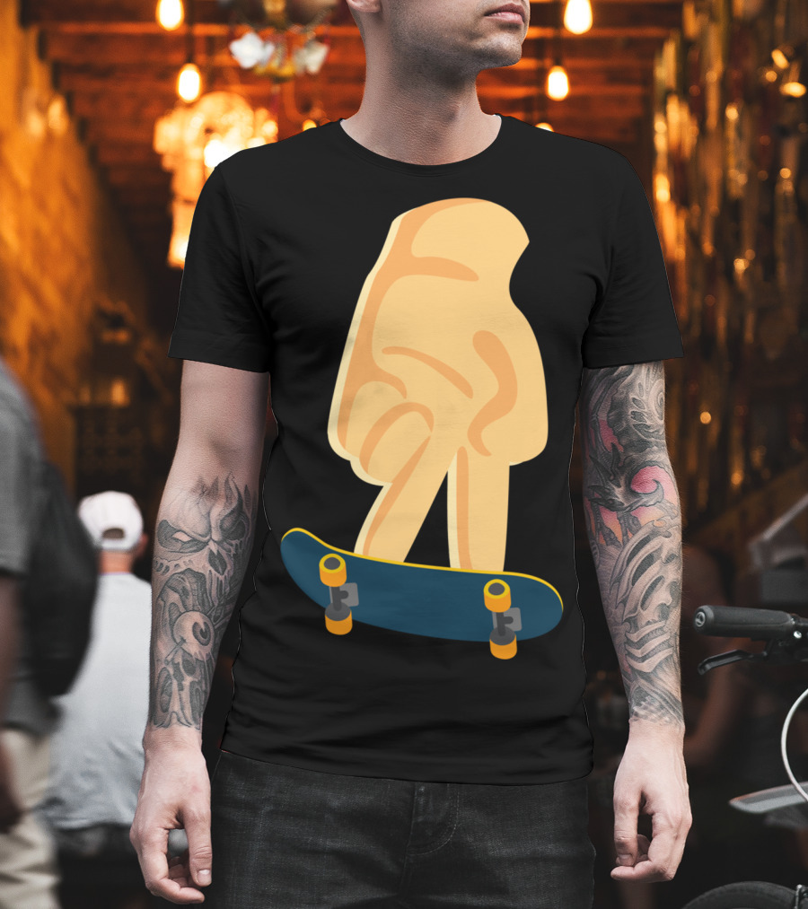 Fingerboard Skateboard Finger Skating Skateboard Board T-Shirt