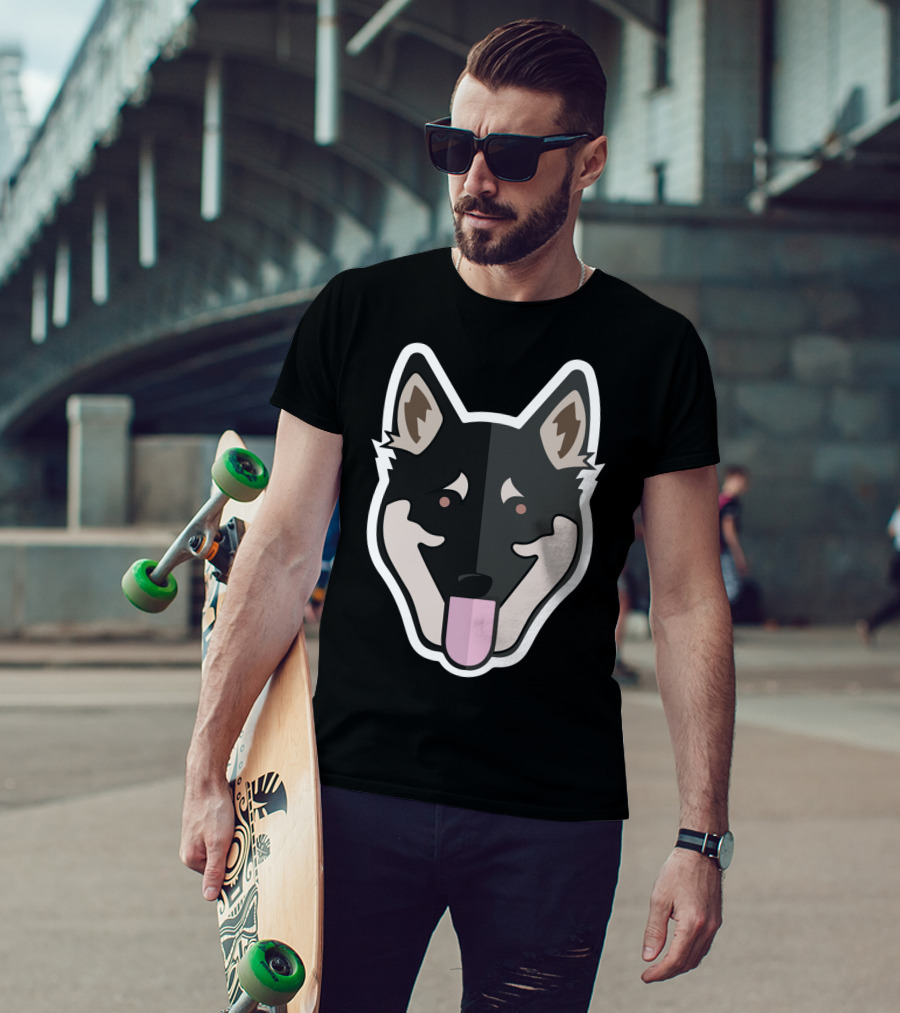 German Shepherd Dog Face T-Shirt