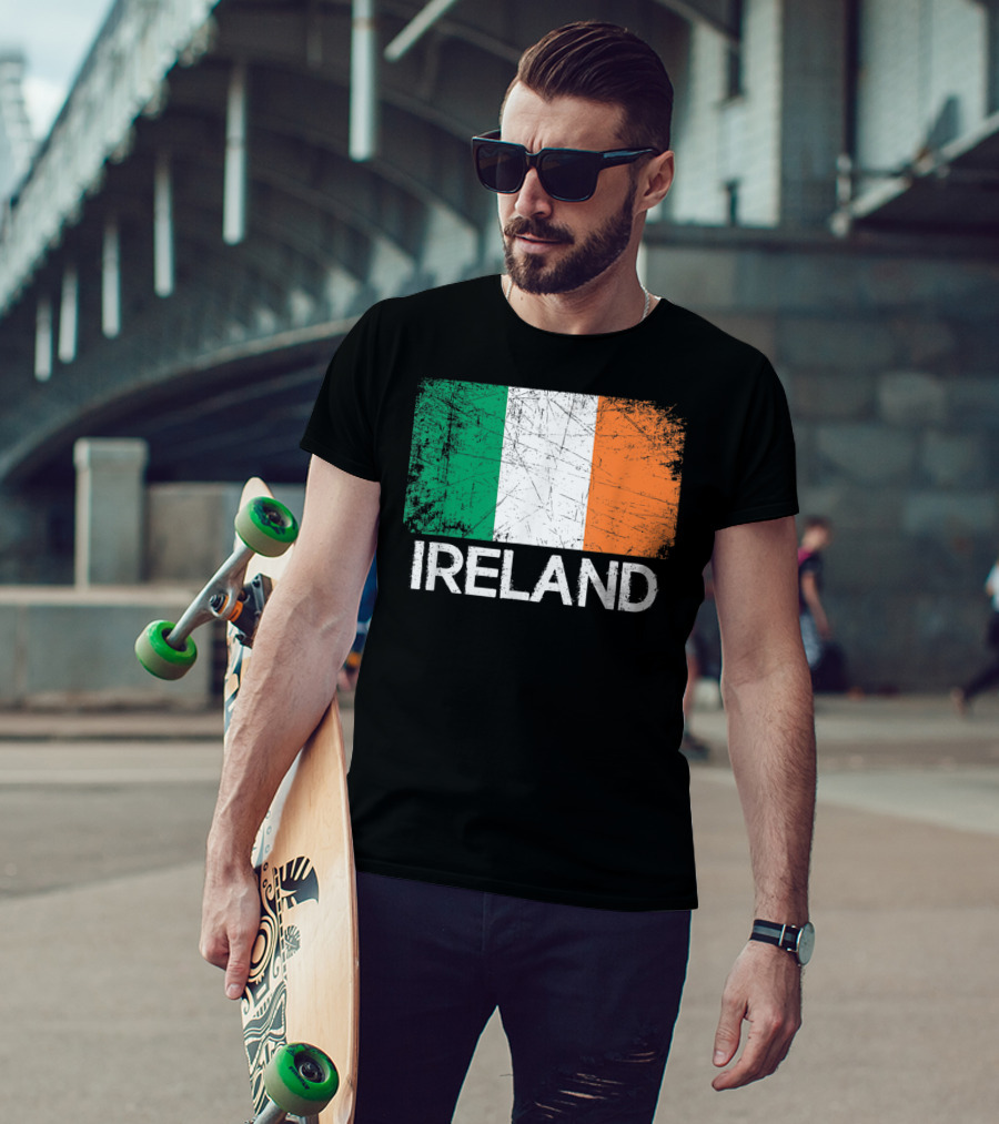 Ireland Flag Vintage T-Shirt