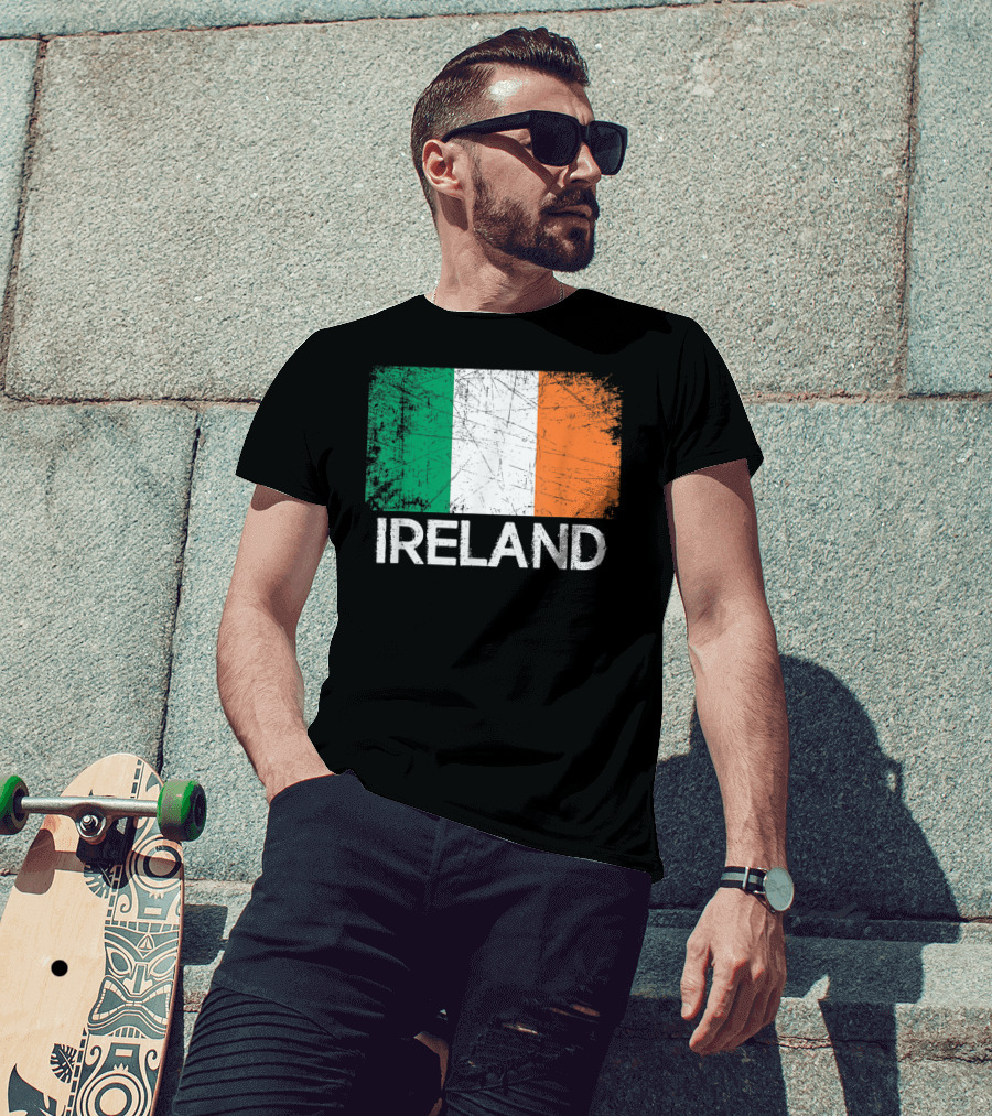 Ireland Flag Vintage T-Shirt
