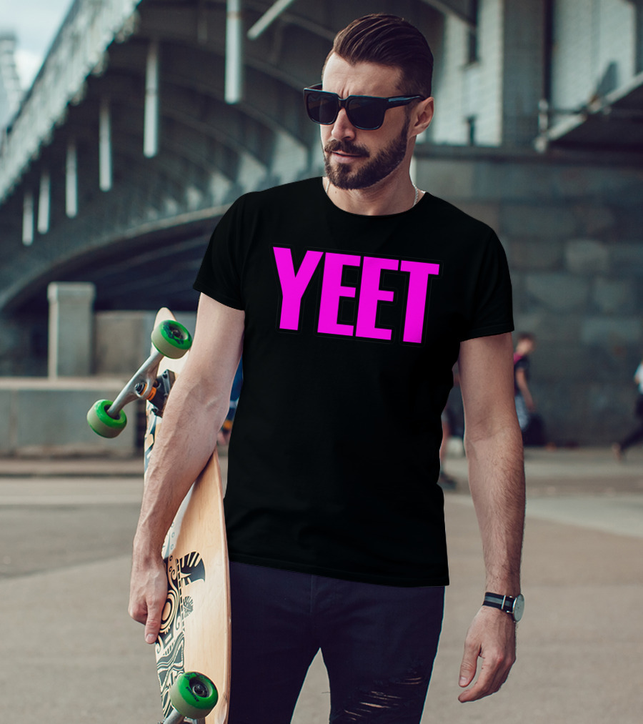 Pink Yeet Popular Funny T-Shirt