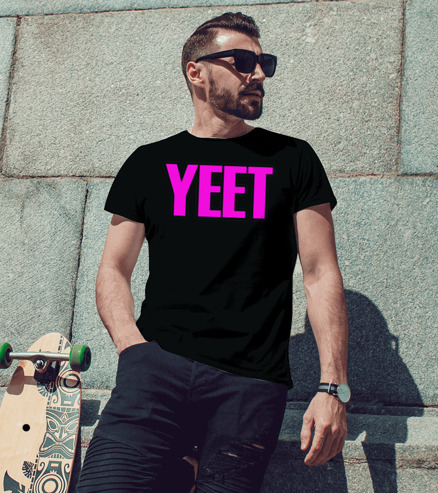 Pink Yeet Popular Funny T-Shirt