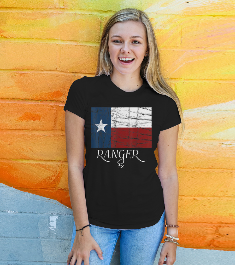 Ranger TX Texas Flag State City T-Shirt