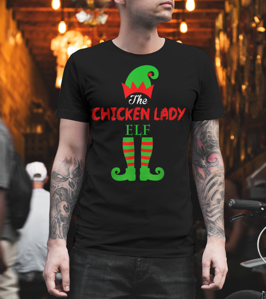 The Chicken Lady Elf T-Shirt