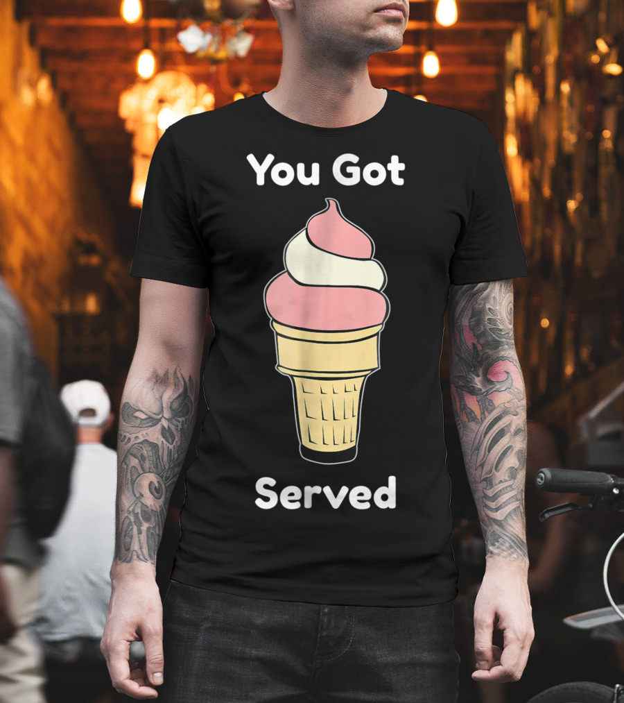 You Got Served Ice Cream Cone Swirl T-Shirt