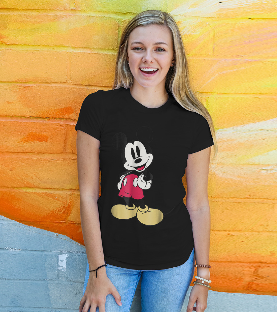 Disney Classic Mickey Mouse 1 XP Vintage Style Retro T-Shirt