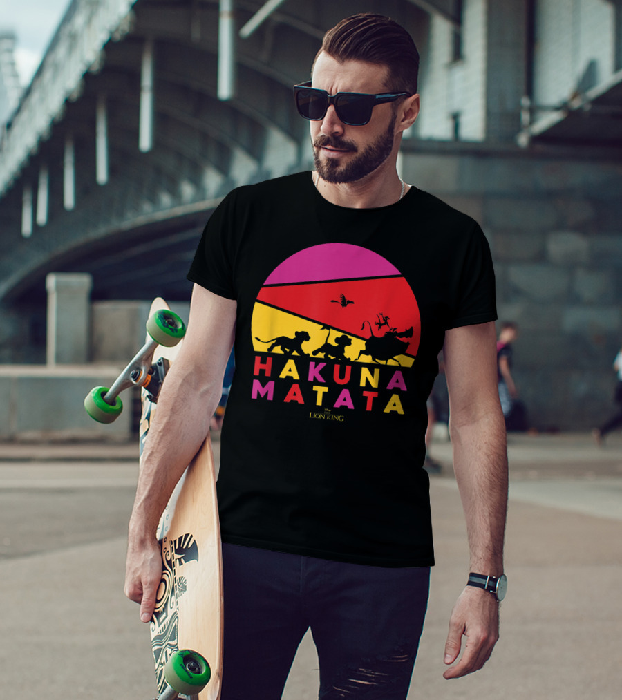 Hakuna Matata Disney Lion King Sunset T-Shirt