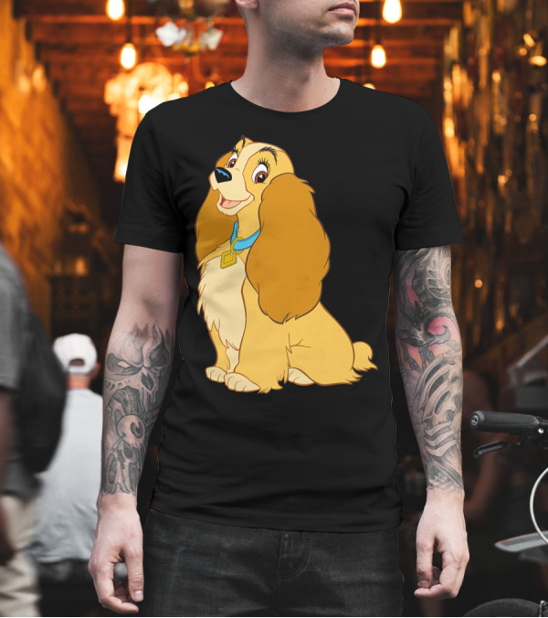 Disney Lady and the Tramp Lady Iconic Golden Cocker Spaniel T-Shirt Disney Lady and the Tramp Lady Iconic Golden Cocker Spaniel T-Shirt