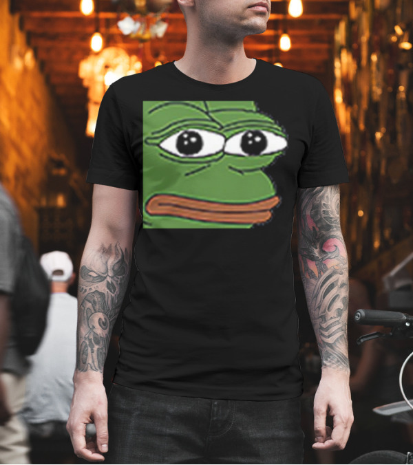 Feelsweirdmanw Pepe the Frog Emote Meme Face T-Shirt Feelsweirdmanw Pepe the Frog Emote Meme Face T-Shirt