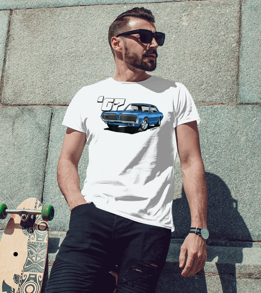 '67 Classic Blue 1967 Mercury Cougar T-Shirt