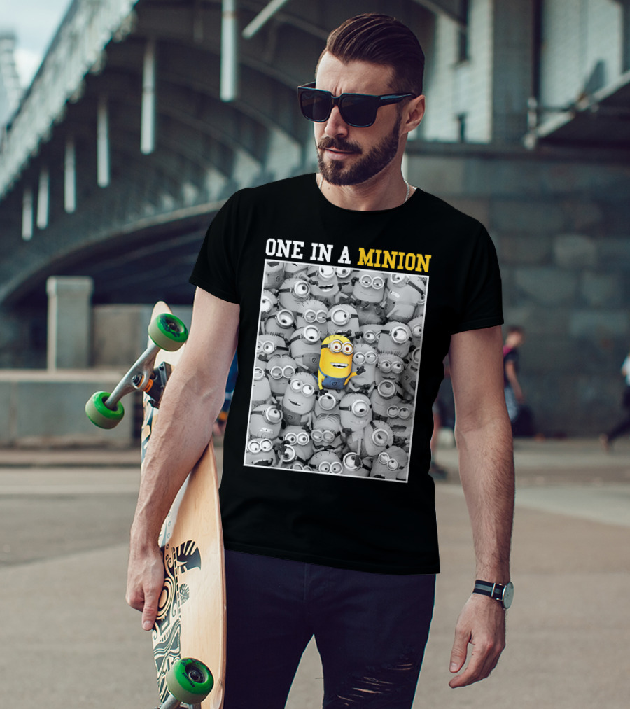 One In A Minion Despicable Me Color Pop Minions T-Shirt