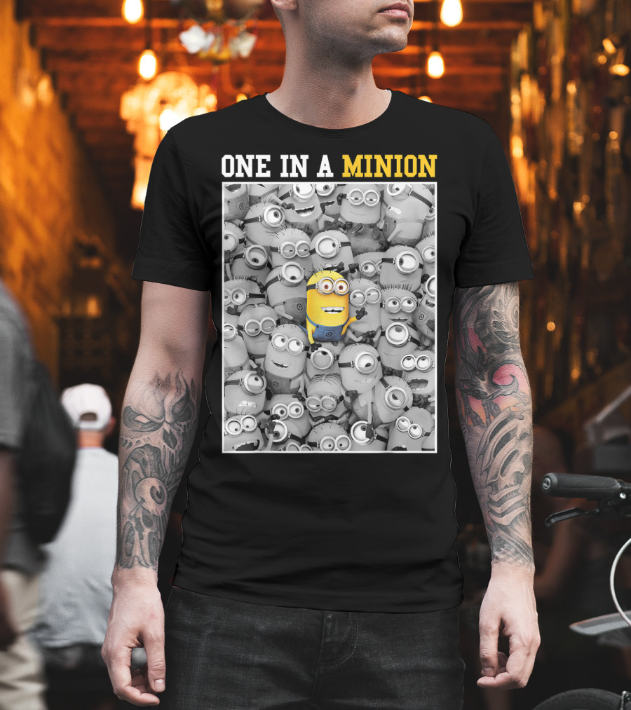 One In A Minion Despicable Me Color Pop Minions T-Shirt