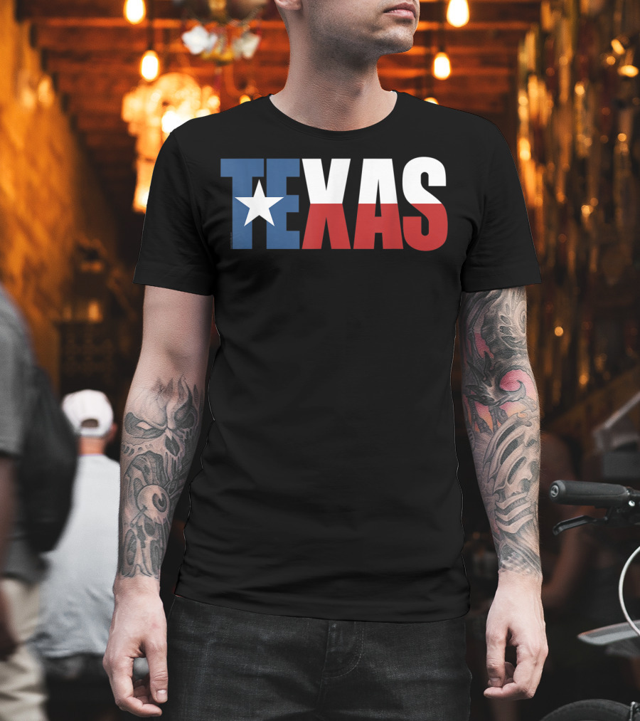 Texas Flag Women Men Kids Texas State Pride T-Shirt