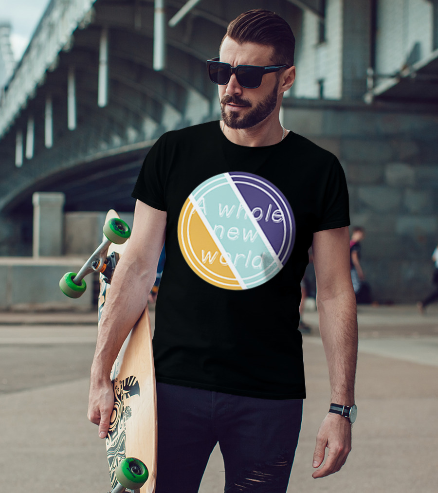 A Whole New World Circular Pastel T-Shirt