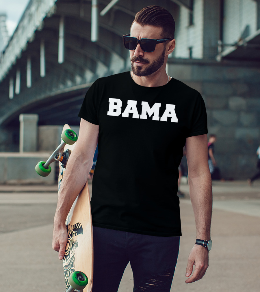 BAMA ALABAMA PRIDE College Sports BAMA Font T-Shirt