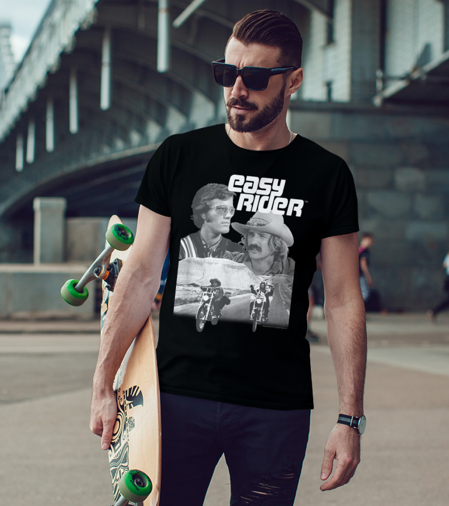 Easy Rider Fonda Hopper Motorcycles Road Adventure T-Shirt