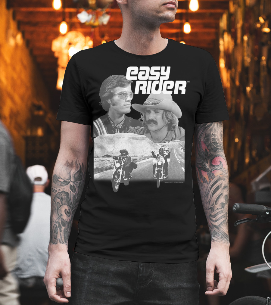 Easy Rider Fonda Hopper Motorcycles Road Adventure T-Shirt
