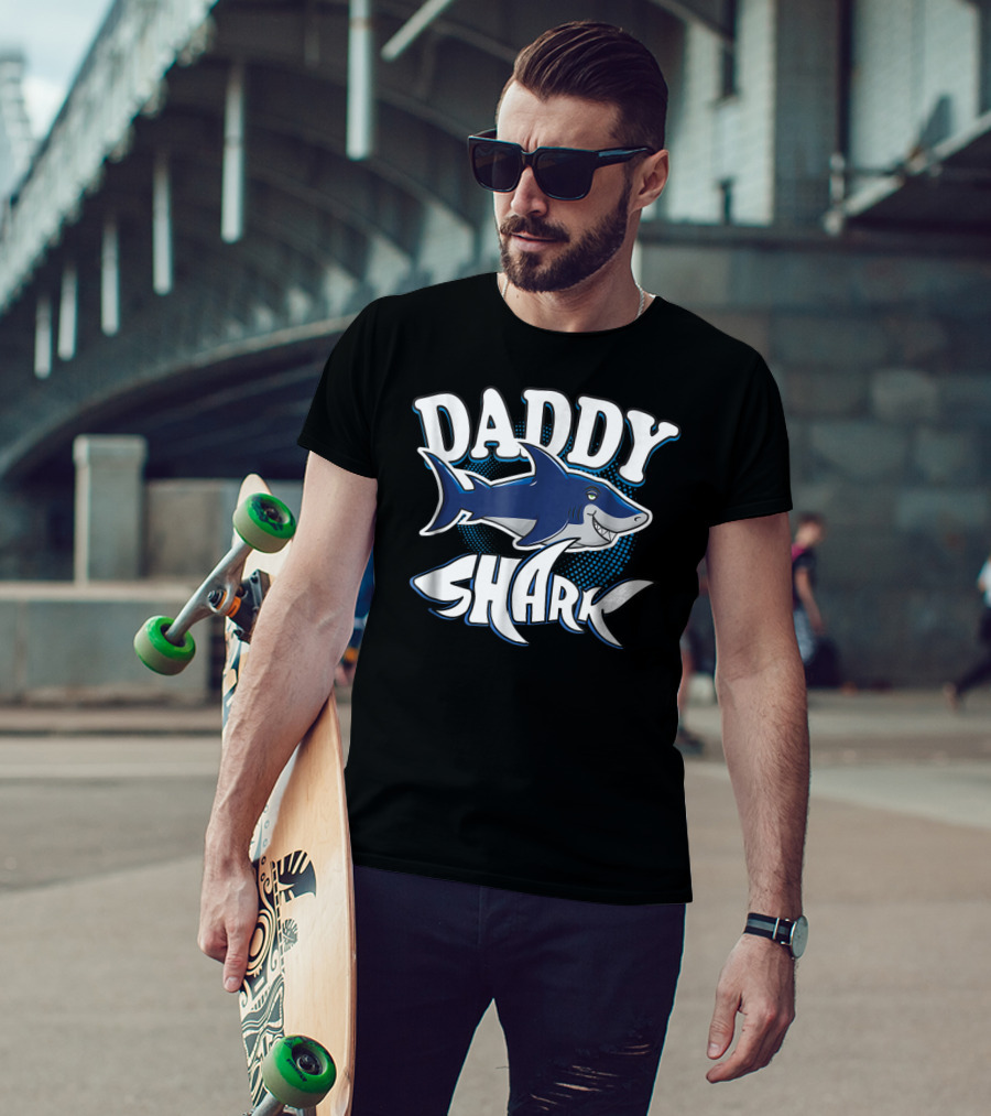 Daddy Shark Funny Daddy Shark T-Shirt
