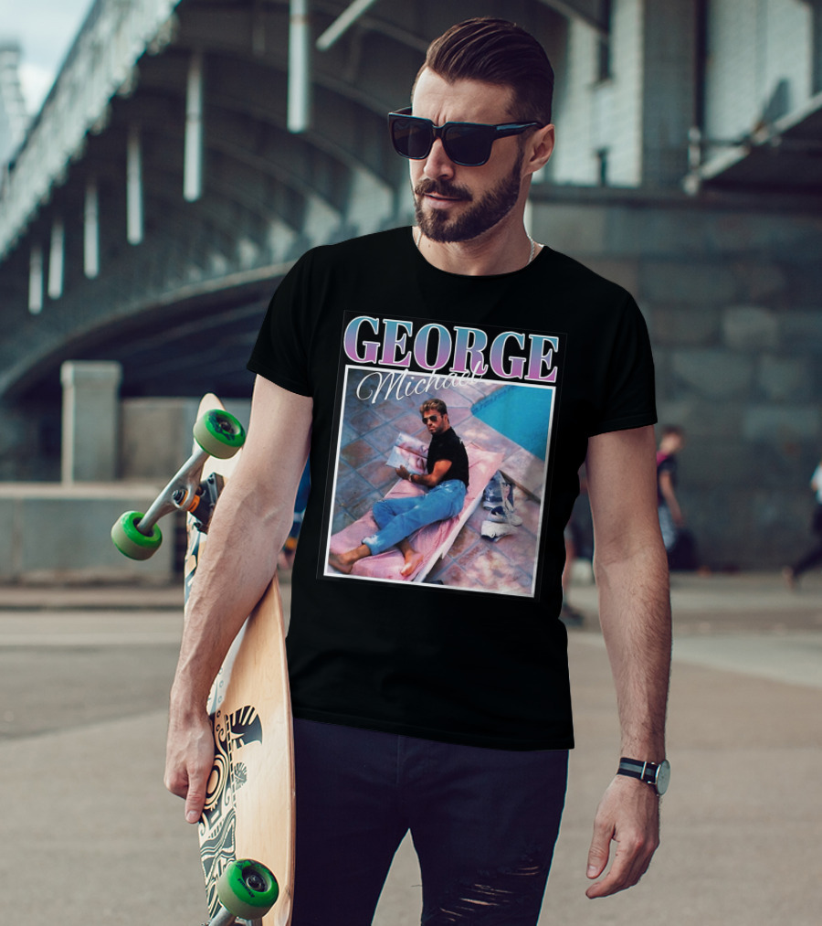 GEORGE Michael Poolside Style T-Shirt