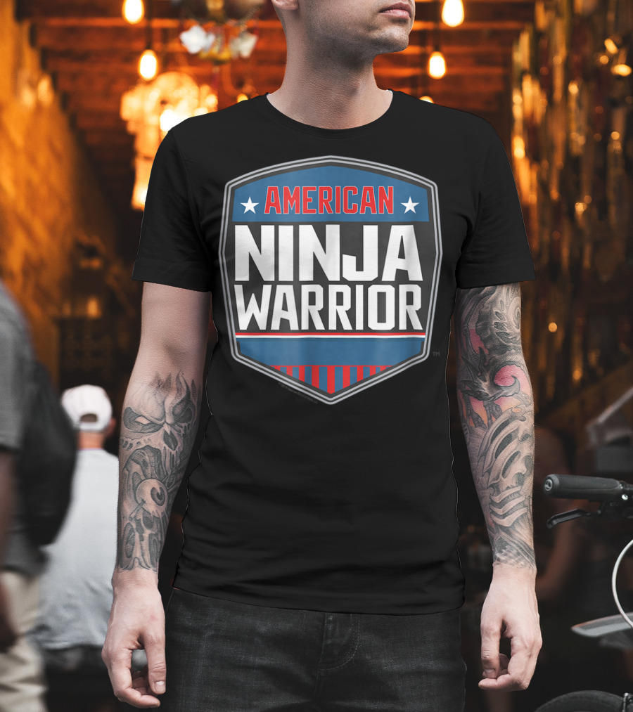 American Ninja Warrior Shield Icon T-Shirt