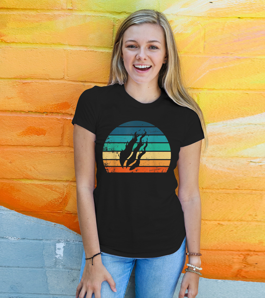 Fire Nation Sunset Flames Gamer Vibes T-Shirt